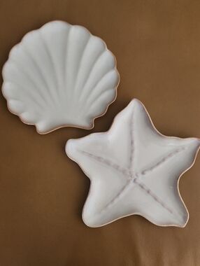 SONOMA Nautical Sand Starfish Trinket Dishes